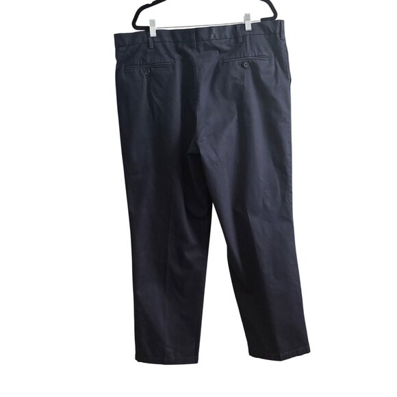 Dockers Mens Classic Fit Signature Navy Khakis Flex Comfort W42 L32 - Picture 2 of 14